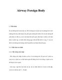 Airway Foreign Body 