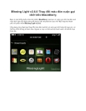 Missing Light v2.0.0 Thay đổi màu đèn cuộc gọi nhỡ trên BlackBerry 