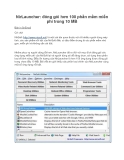 NirLauncher: đóng gói hơn 100 phần mềm miễn phí trong 10 MB 