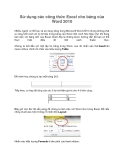 Sử dụng các công thức Excel cho bảng của Word 2010