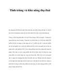 Tinh trùng và khả năng thụ thai 