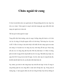 Chửa ngoài tử cung 