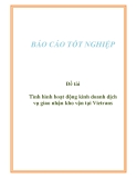 Đề tài: Tình hình hoạt động kinh doanh dịch vụ giao nhận kho vận tại Vietrans