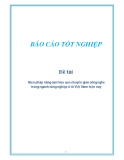 Đề tài: Biện pháp nâng cao hiệu quả chuyển giao công nghệ trong ngành công nghiệp ô tô Việt Nam hiện nay
