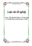 Báo cáo: kế toán bán hàng xe ô tô tại công ty cổ phần đầu tư thương mại An Dân