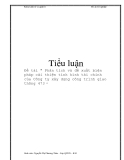 Đề tài: Phân tích và đề xuất biện pháp cải thiện tình hình tài chính của Công ty xây dựng công trình giao thông 473