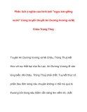 Phân tích ý nghĩa của hình ảnh "ngọc trai-giếngnước"