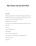 Hội chứng ruột già kích thích 