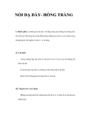 NỐI DẠ DÀY- HỖNG TRÀNG 