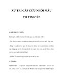 XỬ TRÍ CẤP CỨU NHỒI MÁU CƠ TIM CẤP 