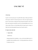 UNG THƯ VÚ - ĐẠI CƯƠNG