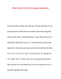 Phân Tích bài Chí Khí Anh Hùng của Nguyễn Du