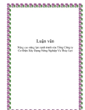 Đề tài : “Nâng cao năng lực cạnh tranh của Tổng Công ty Cơ Điện Xây Dựng Nông Nghiệp Và Thủy Lợi”