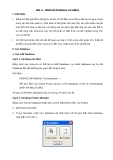 Bài 4 - Thiết kế database và tables