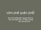 Viêm phế quản phổi