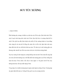 BIỂU HIỆN SUY TỦY XƯƠNG 