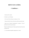 BỆNH NẤM CANDIDA ( Candidoses ) 