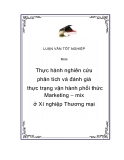 Luận văn tốt nghiệp: Hoàn thiện phối thức Marketing – mix tại Xí nghiệp Thương mại thuộc Công ty Dịch vụ Hàng không Sân bay Nội Bài