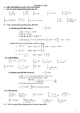 Chuyên đề: Tích phân xác định
