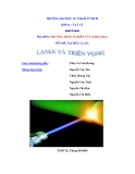 TIỂU LUẬN MÔN PHƯƠNG PHÁP NGHIÊN CỨU KHOA HỌC " LASER VÀ TRIỂN VỌNG "