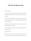 Viêm tiểu cầu thận mạn tính 