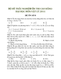 BỘ ĐỀ TRẮC NGHIỆM ÔN THI CAO ĐẲNGĐẠI HỌC MÔN VẬT LÝ 2011_ĐỀ 8+9