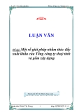 Một số giải pháp nhằm thúc đẩy xuất khẩu của Tổng công ty thuỷ tinh và gốm xây dựng