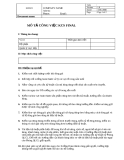 Bản mô tả công việc KCS final
