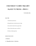 CHẨN ĐOÁN VÀ ĐIỀU TRỊ LOÉT DẠ DÀY TÁ TRÀNG – PHẦN 1 