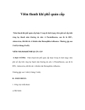 Viêm thanh khí phế quản cấp (Croup)
