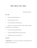 ĐIỀU TRỊ SUY TIM – Phần 1 