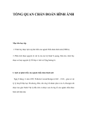 TỔNG QUAN CHẨN ĐOÁN HÌNH ẢNH   