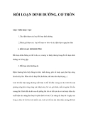 RỐI LOẠN DINH DƯỠNG, CƠ TRÒN 