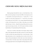 CHĂM SÓC RĂNG MIỆNG BAN ĐẦU 