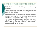ĐỊA CHẤT CÔNG TRÌNH - CHƯƠNG 5- VẬN ĐỘNG NƯỚC DƯỚI ĐẤT  