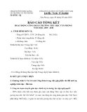 BÁO CÁO TỔNG KẾT HOẠT ĐỘNG CÔNG ĐOÀN TRƯỜNG TIỂU HỌC TÂN PHONG NĂM HỌC 2009 - 2010