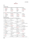 UNIT 1 -  HOME LIFE TEST 2