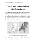 Thử tìm giải pháp thủy lợi cho đồng bằng sông Cửu Long -  Phần 1: Kinh Nghiệm Hoà Lan (The Netherlands)