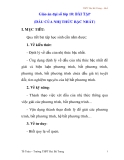 Giáo án đại số lớp 10: BÀI TẬP (DẤU CỦA NHỊ THỨC BẬC NHẤT) - 1 