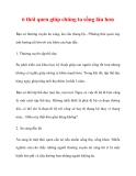 6 thói quen giúp chúng ta sống lâu hơn