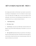 HỞ VAN ĐỘNG MẠCH CHỦ - PHẦN 1 