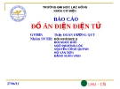 BÁO CÁO ĐỒ ÁN ĐIỆN-ĐIỆN TỬ