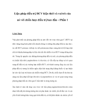 Liệu pháp điều trị HCV hiện thời và vai trò của nó với chiến lược điều trị ban đầu – Phần 1