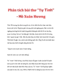 Phân tích bài thơ "Tự Tình" - Hồ Xuân Hương_2