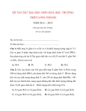 ĐỀ THI THỬ ĐẠI HỌC MÔN HÓA HỌC TRƯỜNG THPT LONG THÀNH NĂM 2011 – 2012_1
