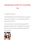 Phương Pháp Làm Bài Toeic Trong Phòng Thi