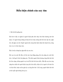 Biểu hiện chính của suy tim 