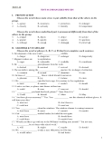 TEST 10: ENDANGERED SPECIES
