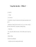 Tài liệu Ung thư dạ dày (Phần 2)