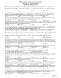ĐỀ THI THỬ ĐẠI HỌC 10 NĂM 2011 MÔN VẬT LÝ